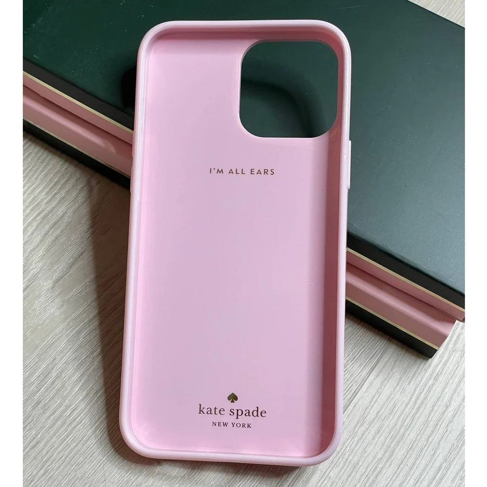 Kate Spade Jeweled Pineapple  Pink Iphone 13 PRO MAX case